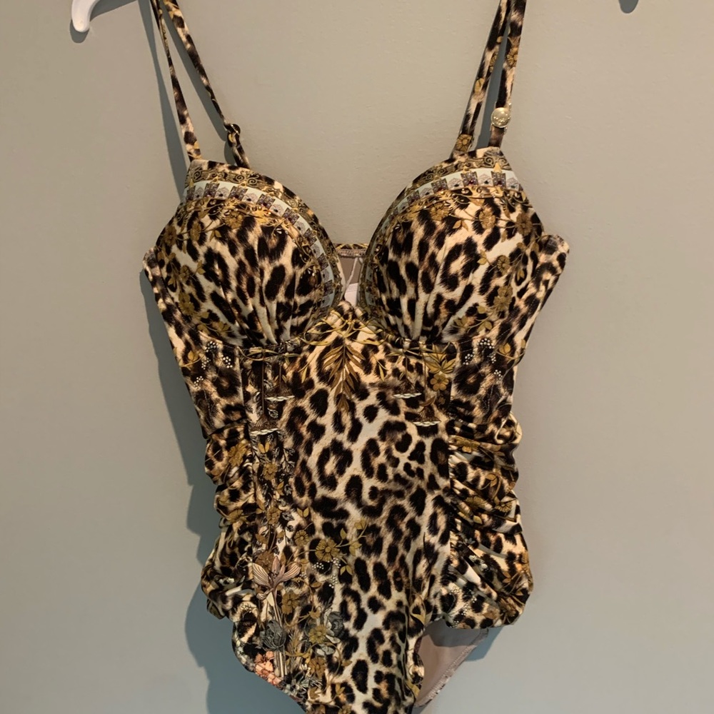 PRICE IS FIRM Camilla Nomadic Nymph leopard One piece NEW - Picture 4 of 16